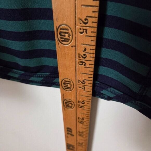 LIKE NEW VINEYARD VINES BLUE/ GREEN THE SHEP LONGSLEEVES MOCK NECK TOP SIZE L - Picture 16 of 16